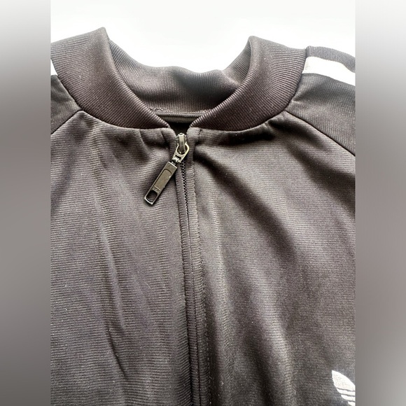Adidas Zip-Up Active Sweater - Black/White - Lightweight- Size: Large - Picture 4 of 9